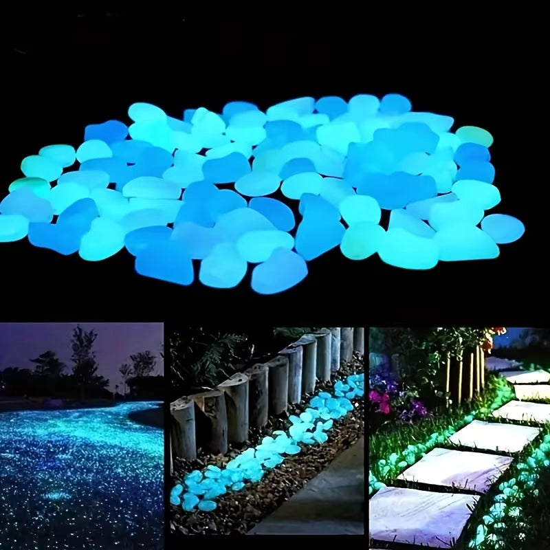 Glow-in-the-dark aquarium pebbles – photo 3