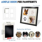 Diy Hand and Footprint Kit Ink Pads Photo Frame Handprint Paw Print Kit Dog Frame Pet Memorial Picture Frame with Pawprints Kit