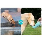 Portable Dog Water Bottle – 19 Oz Leak-Proof Dispenser for Travel & Hiking