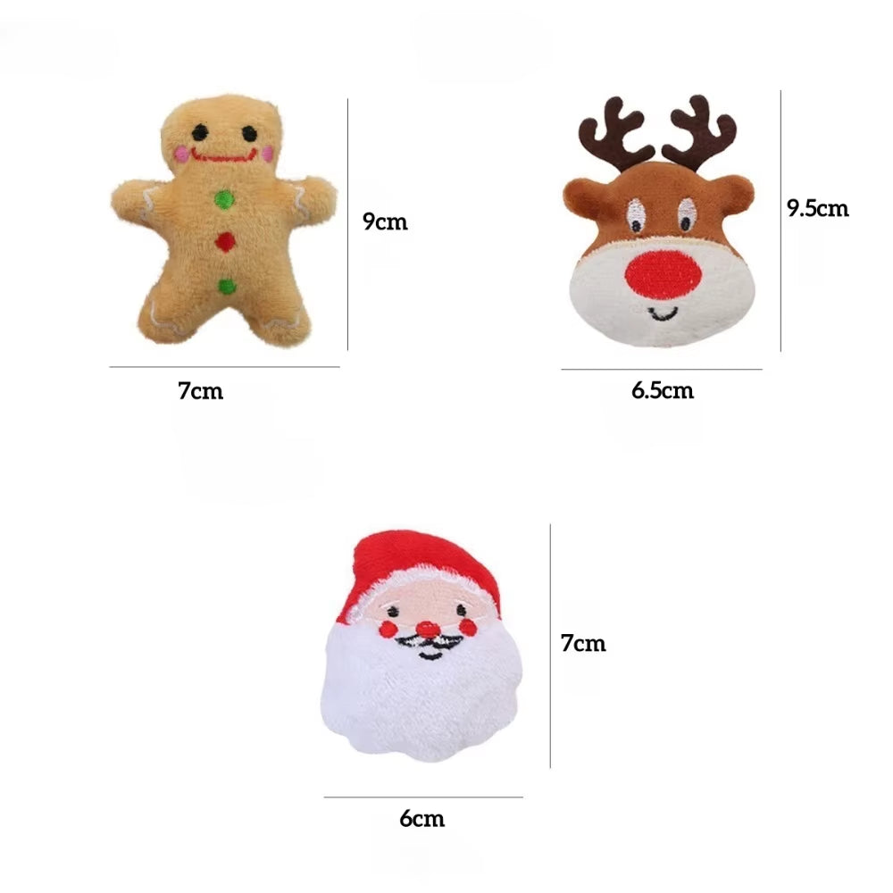 Christmas plush cat toys with catnip – photo 6