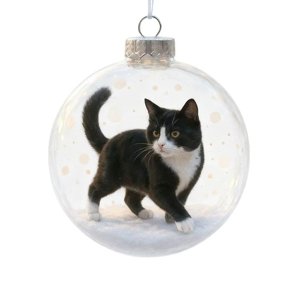 Cat Christmas ball ornament – photo 12