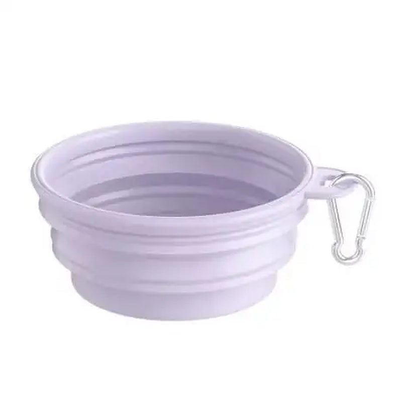 350Ml/1000Ml Collapsible Dog Bowl Outdoor Travel Pet Drinking Bowl for Dog Cats Folding Silicone Bowl Puppy Food Container