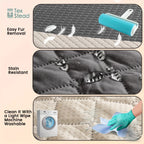 Double-Sided Waterproof Dog Bed Cover Pet Blanket Sofa Couch Furniture Protector for Dogs