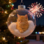 Cat Christmas ball ornament – photo 3