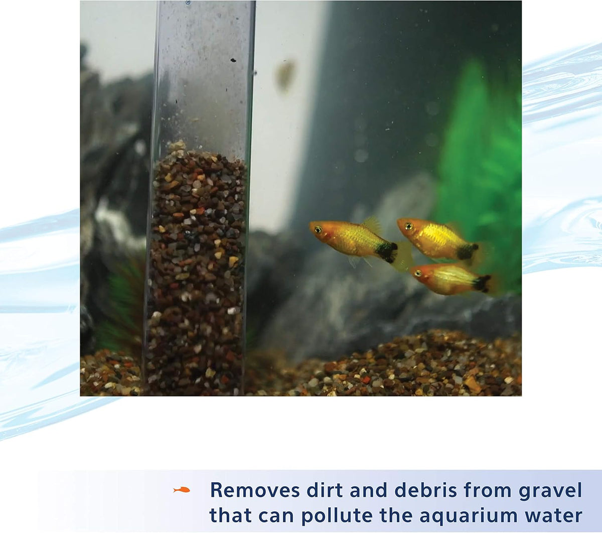 Aquarium Siphon Vacuum Gravel Cleaner Mini - 5 Inches