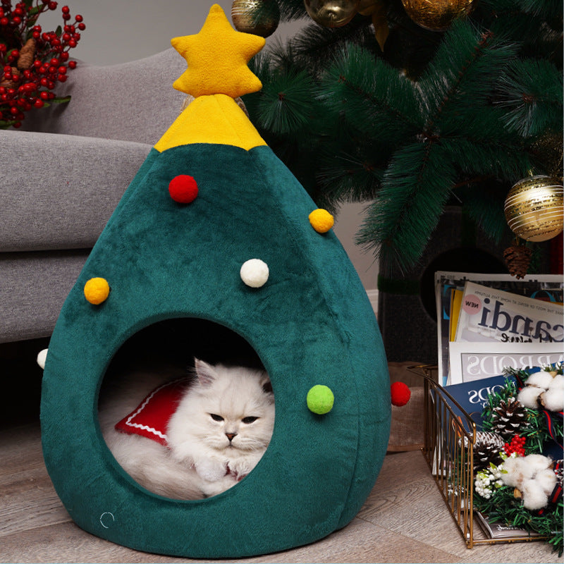 Christmas tree pet bed – photo 5