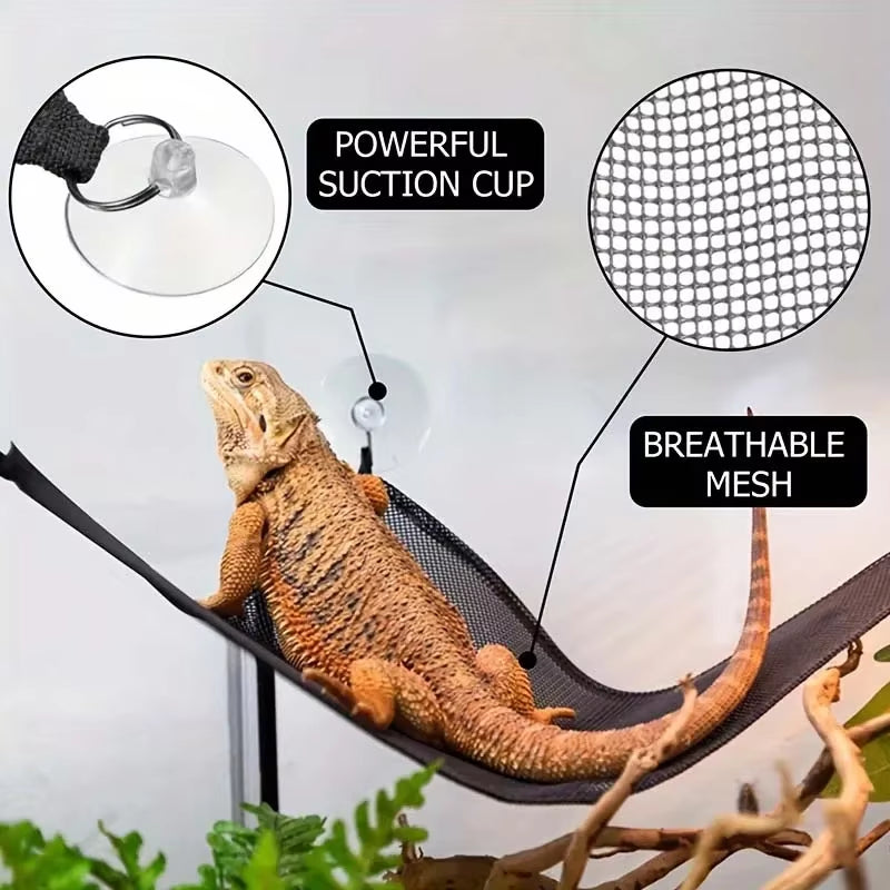 Reptile Hammock Terrarium Decoration for Lizard Birds Reptile Mats Pets Supplies