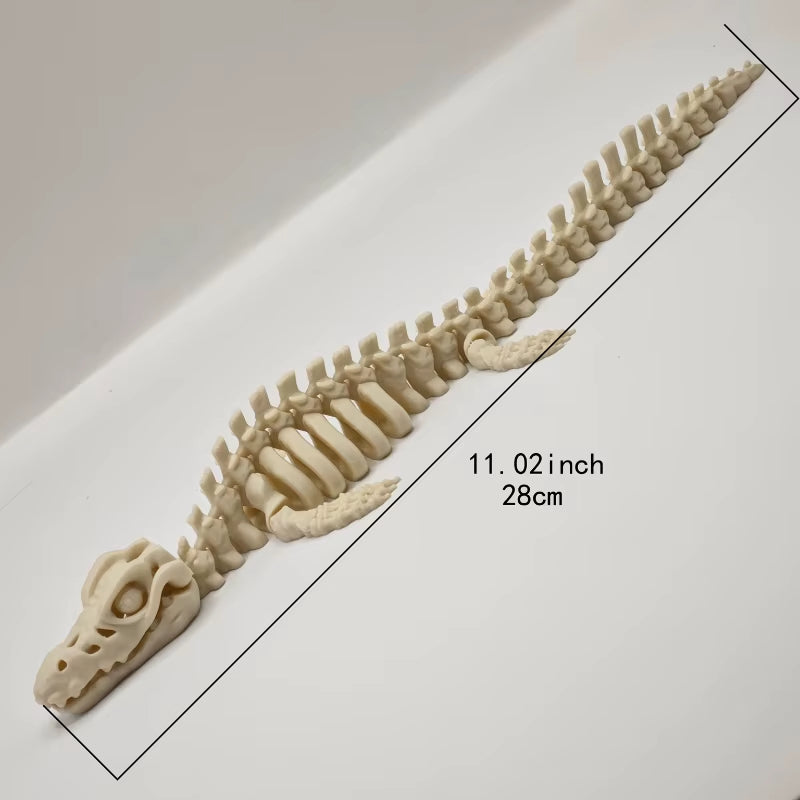 Dinosaur skeleton fish tank decoration