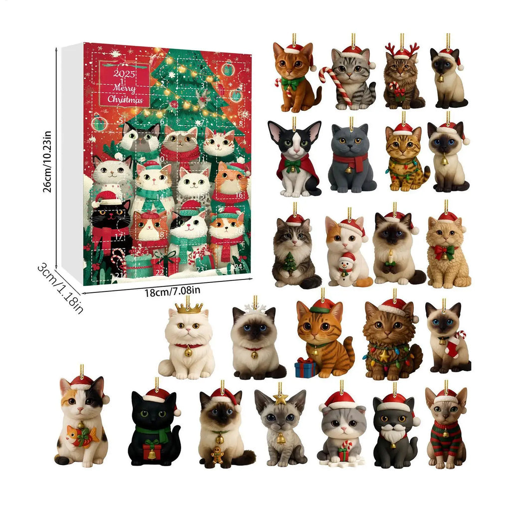 Cat advent calendar ornament – photo 7