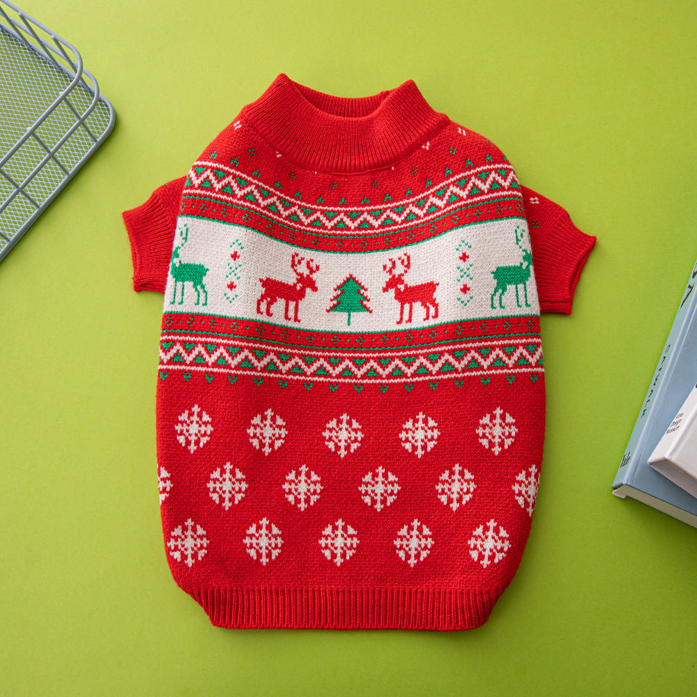 Christmas dog sweater