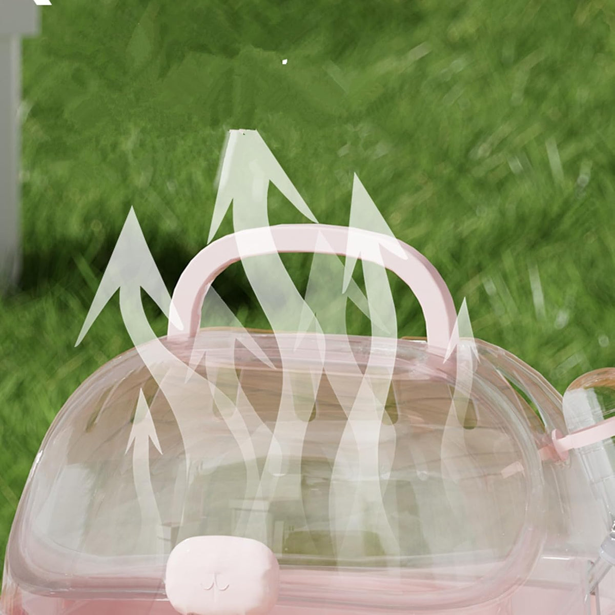 Small Animal Travel Carrier with Water Bottle – 20 × 18 × 16 cm