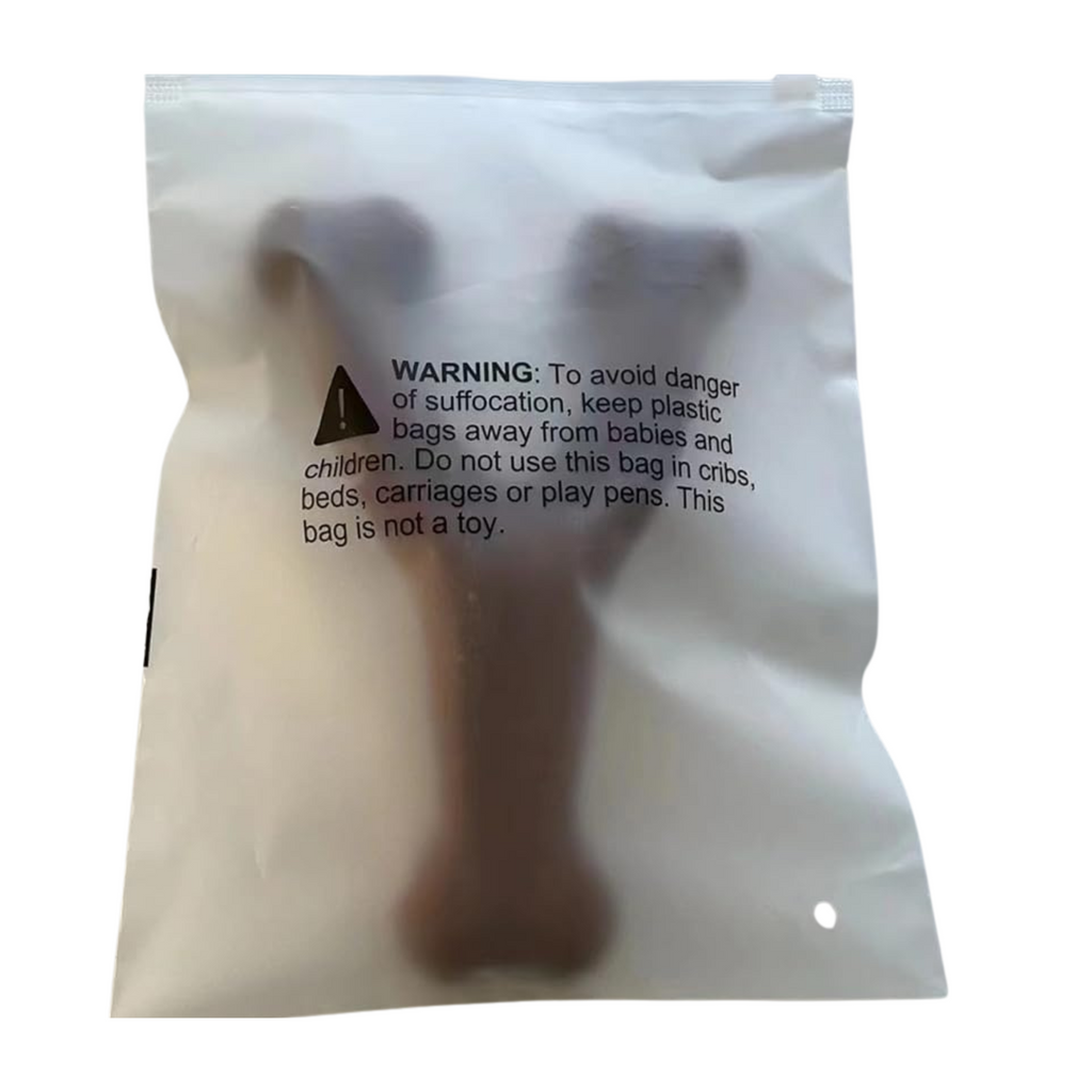 Durable Dog Chew Toy – Wishbone Shape with Real Bacon Flavor