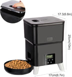 3L Automatic Cat Feeder with Heightened Pet Feeder Programmable Dog Feeder Suitable for Small and Medium Pet Feeders