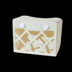 Hanging Rabbit Hay Feeder Anti-Tipping Large Capacity Rabbit Grass Rack with Lid Fixed Bunny Food Feeder Hamster Cage