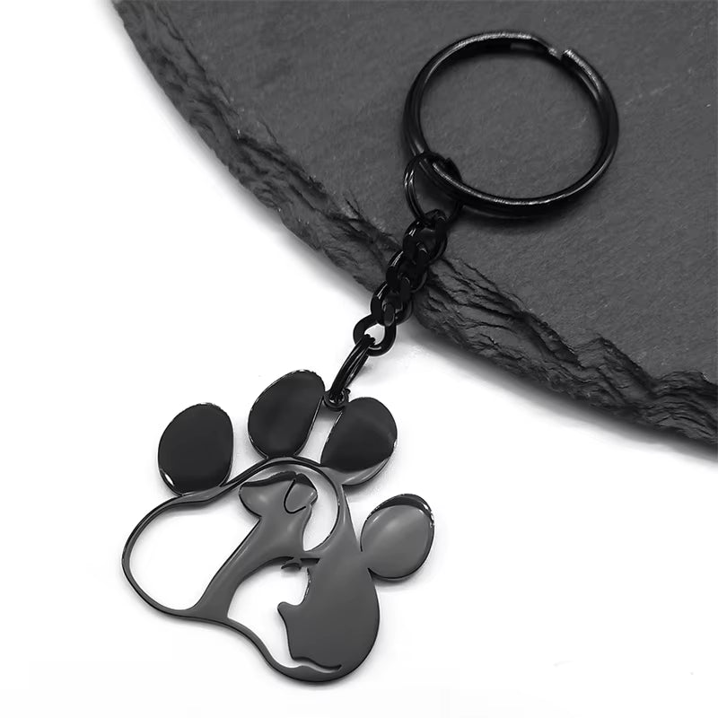 Paw print keychain – photo 4
