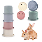 Rabbit stacking cups toy – photo 2