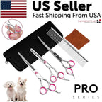 Stainless Steel Pet Grooming Scissors Set