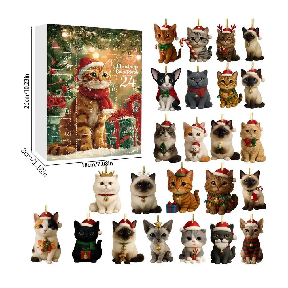 Cat advent calendar ornament – photo 9