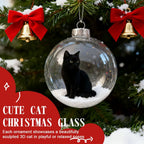 Cat Christmas ball ornament – photo 2