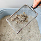 Stainless Steel Habitat & Litter Scoops – 2 Pack, Fine Mesh