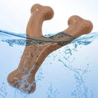 Durable Dog Chew Toy – Wishbone Shape with Real Bacon Flavor