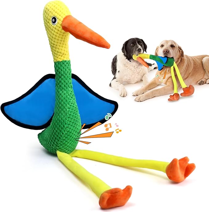 Dog Plush Octopus Toy with Sound – Interactive Chew-Resistant Toy for Small and Large Dogs