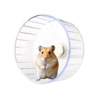 Silent Hamster Wheel Quiet Double Bearing Spinner Gerbil Small Animals Running Wheel for Mice Dwarf Animals Pets Cage