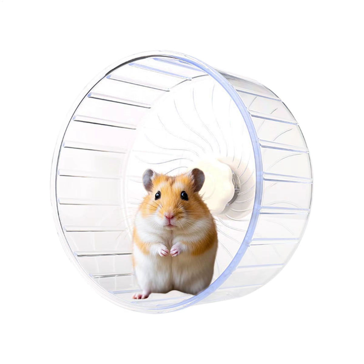 Silent Hamster Wheel Quiet Double Bearing Spinner Gerbil Small Animals Running Wheel for Mice Dwarf Animals Pets Cage