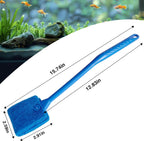 Aquarium Cleaning Brush – Double-Sided Sponge with Long Handle
