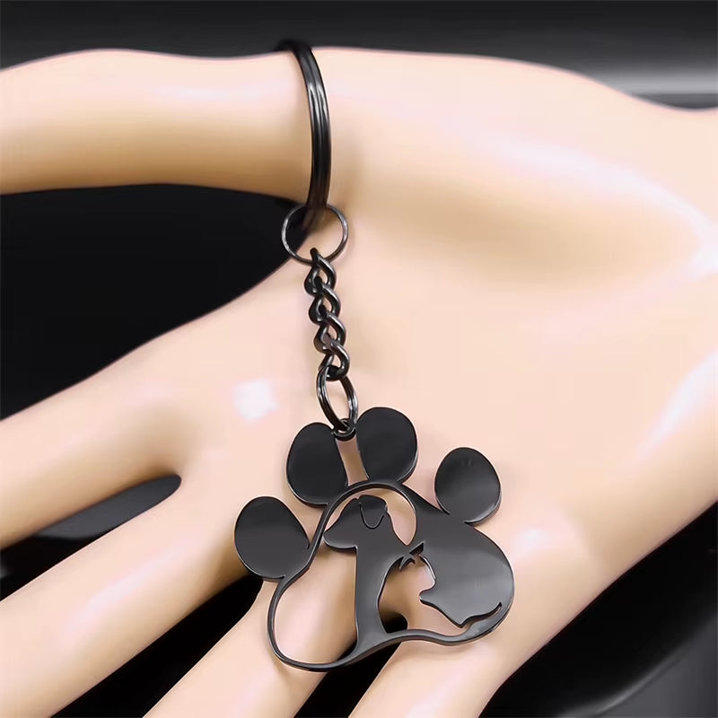 Paw print keychain – photo 3
