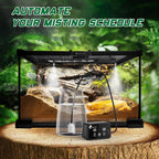 Automatic Reptile Mister System, Reptile Humidifiers Smart Misting System, Snake Mister Smart (2 Nozzles)