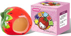 Ceramic Hamster Hideout House – Red Strawberry
