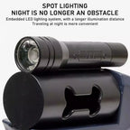 Dual Retractable Dog Leash with LED Light & Bag Holder – 10 ft