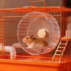 Silent Hamster Wheel Quiet Double Bearing Spinner Gerbil Small Animals Running Wheel for Mice Dwarf Animals Pets Cage