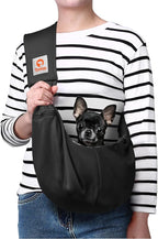 Pet Sling Carrier for Small Dogs and Cats – Hands-Free Travel Shoulder Bag with Safety Belt