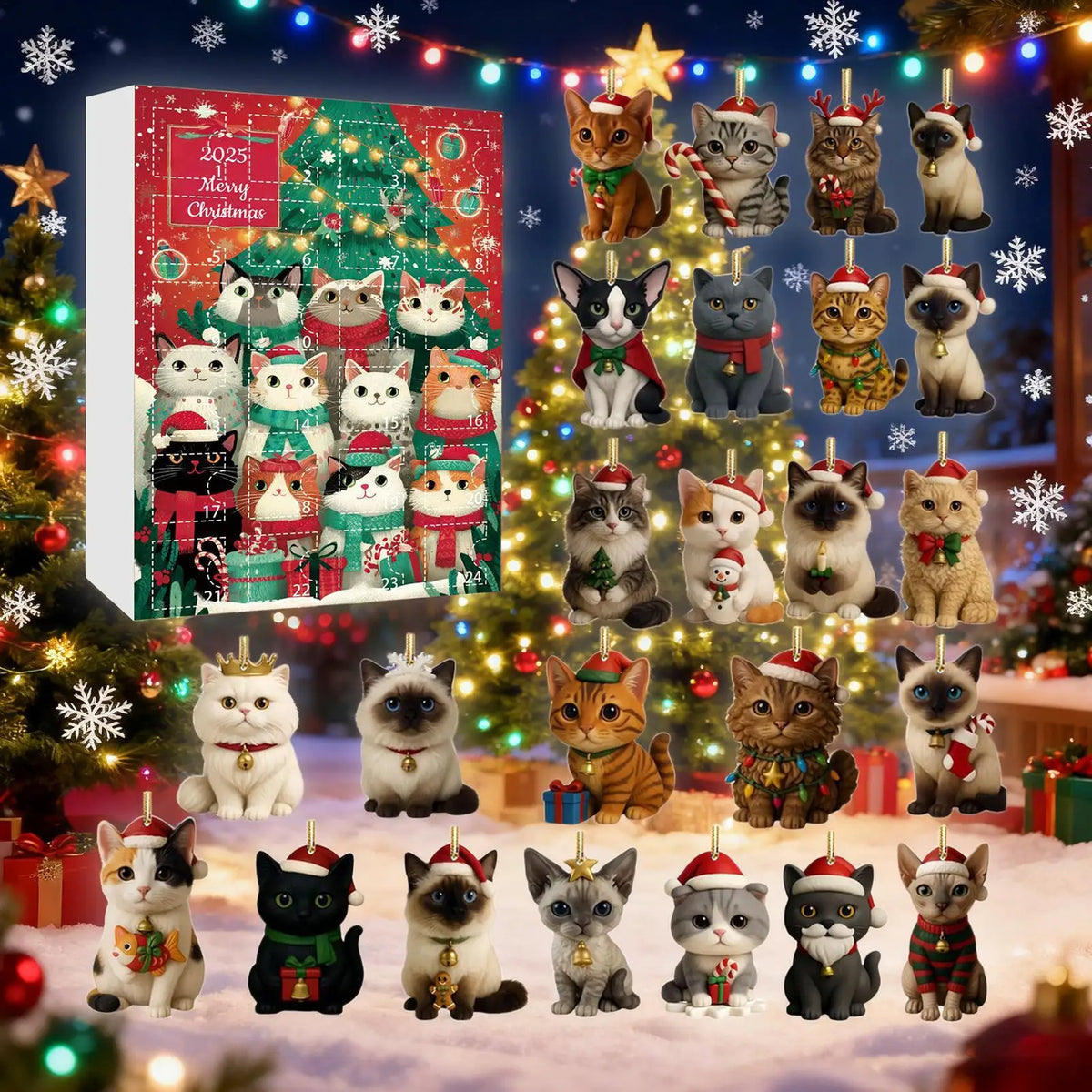 Cat advent calendar ornament – photo 6