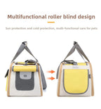 Foldable Airline Approved Pet Carrier Bag for Small Dogs Cats Rabbits Puppies - Durable Oxford Fabric Travel Tote with Ventilati