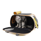 Foldable Airline Approved Pet Carrier Bag for Small Dogs Cats Rabbits Puppies - Durable Oxford Fabric Travel Tote with Ventilati