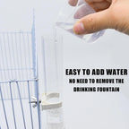 Bird Cage Water Bottle with Cleaning Brush – 130 ml