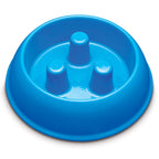 ProSelect Slow Feeder Dog Bowl – Blue, 40 oz