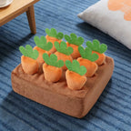 Snuffle Mat for Dogs Interactive Toy with 9 Carrots Foraging Mat for Mental Exercise Boredom Reduction Crate Training Alone Time