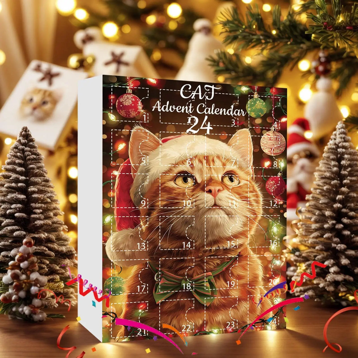 Cat advent calendar ornament – photo 3