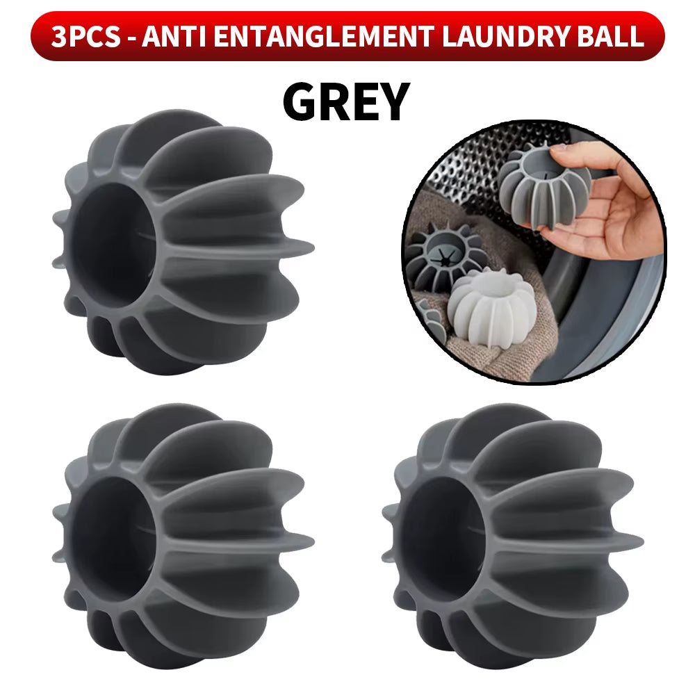 Laundry Ball Reusable Silicone Clothes Hair Cleaning Tools Pet Hair Remover Washing Machine Cat Hair Catcher Laundry Ball