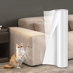 Clear cat scratch couch protector