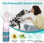 Waterless Dog Paw Cleaner with Silicone Brush – No-Rinse Foaming Paw