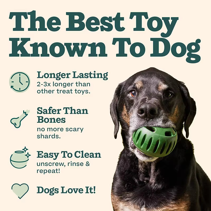 Silicone Interactive Dog Chew Toy – Treat Dispensing Toy for Boredom and Training