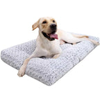 Soft Pet Cushion Bed – Bite-Resistant Winter Dog & Cat Bed with Non-Slip Bottom