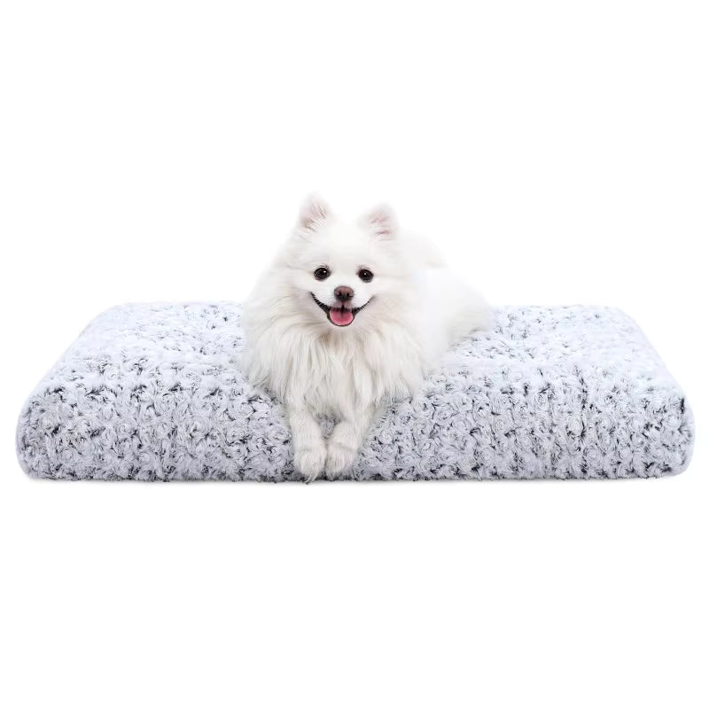 Soft Pet Cushion Bed – Bite-Resistant Winter Dog & Cat Bed with Non-Slip Bottom
