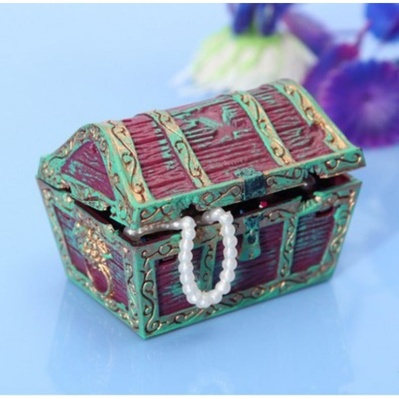 Treasure chest diver aquarium decoration – photo 3
