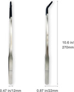 Reptile Feeding Tongs – 2-Piece Stainless Steel Set, 10.6 inches
